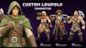 create custom 3d low poly model character, rigging for game assets and animation