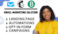 setup sales funnel and email campaign on brevo mailchimp bravo setup getresponse