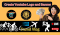 create custom youtube logo and banner designs