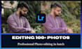 batch edit and retouch your event photos