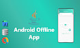 develop an offline app using sqlite database with admob ads