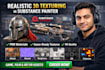create realistic pbr textures in substance painter for 3d models
