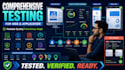 do comprehensive testing for web and application