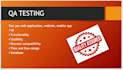 do comprehensive testing for web and apps