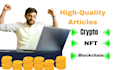 write SEO articles on crypto nft and blockchain metaverse