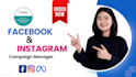 your fb meta ads manager and instagram campaign manager