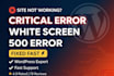 fix wordpress bugs, errors, and crashes today