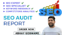provide you website SEO audit report