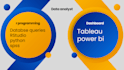 do data analysis, sql database queries, r programming, tableau dashboard, excel