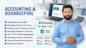 do accounting and bookkeeping in quickbooks, xero, and zoho books