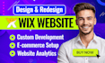 build wix website design, wix redesign, figma to wix wesite development