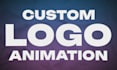 create clean logo animation intro and seamless loop for your brand