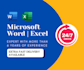 create ms word document and excel spreadsheet