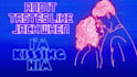 do a neon hand drawn style lyric video