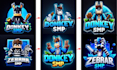 design minecraft server logo and icon for your server
