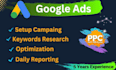 set up and optimize google ads PPC campaigns to boost your ROI