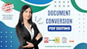 convert PDF to word, handwritten to word, ppt, excel