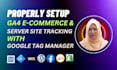 setup ga4 enhanced ecommerce server site tracking with GTM