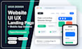 do figma website UI UX and landing page design