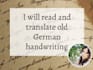 transcribe and translate óld german cursive