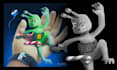create a premium stylized cartoon character