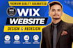 wix website redesign, wix website design, redesign wix website development