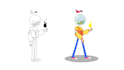 do 2d animate your character