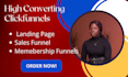 design website, salesfunnel, landingpage, course in clickfunnel 20