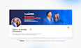 design a professional linkedin banner
