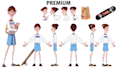 make character design turnaround concept sheet illustration