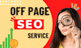provide off page SEO services