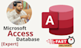 create, design and update access database application