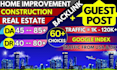 do home guest post, construction backlinks, real estate blogs