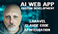 develop ai web applications and agents in laravel