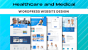 design medical healthcare website and dental clinic or hospital website