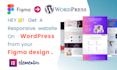 convert figma design to wordpress using elementor