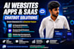 develop ai powered website, saas chatbot and mobile app