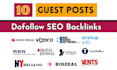 do 10 high da premium guest posting on dofollow sites with authority backlinks