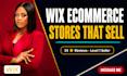 design or redesign your wix website for ecommerce and online stores