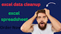 cleanup excel spreadsheet, data cleaning