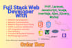 build PHP  laravel, javascript, bug fixing, customize web app