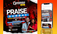design amazing church flyer