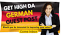 provide german guest posts on high da dr sites with german backlinks