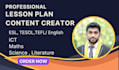 prepare lesson plan, online course content  and curriculum