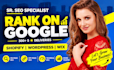 do monthly on page and technical SEO for wordpress shopify and wix