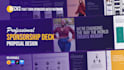 design a sponsorship deck presentation or sponsorship proposal