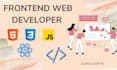 be your front end web developer using react,tailwind ,material UI
