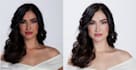 do 3 image skin retouch and glamour makeup