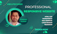 build responsive HTML CSS website within 36 hour