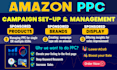 optimize your amazon fba PPC ads with professional campaign setup